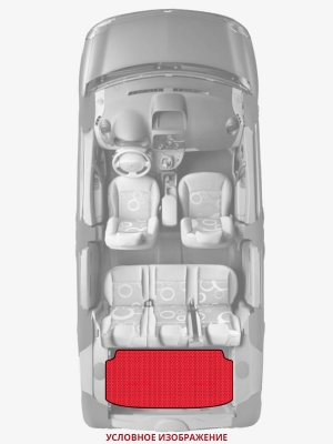 ЭВА коврики «Queen Lux» багажник для Lexus ES (XV20)
